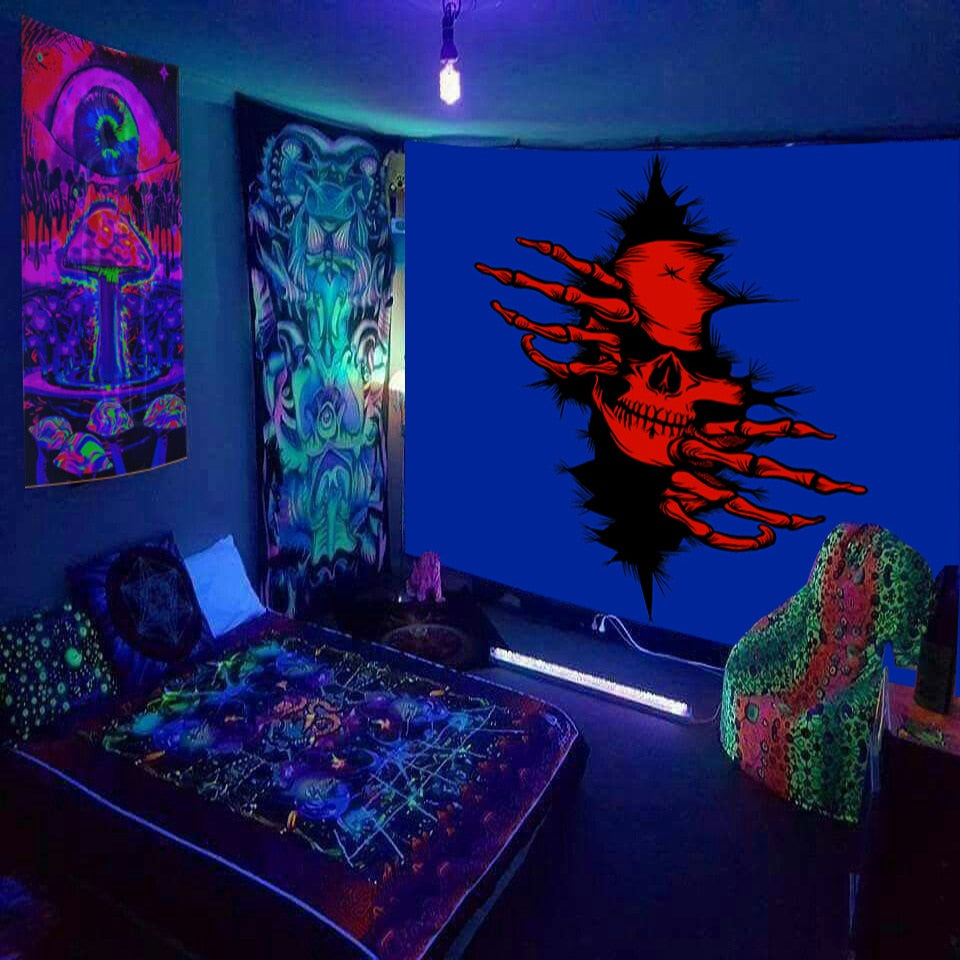 Starry UV Schwarzlichtposter