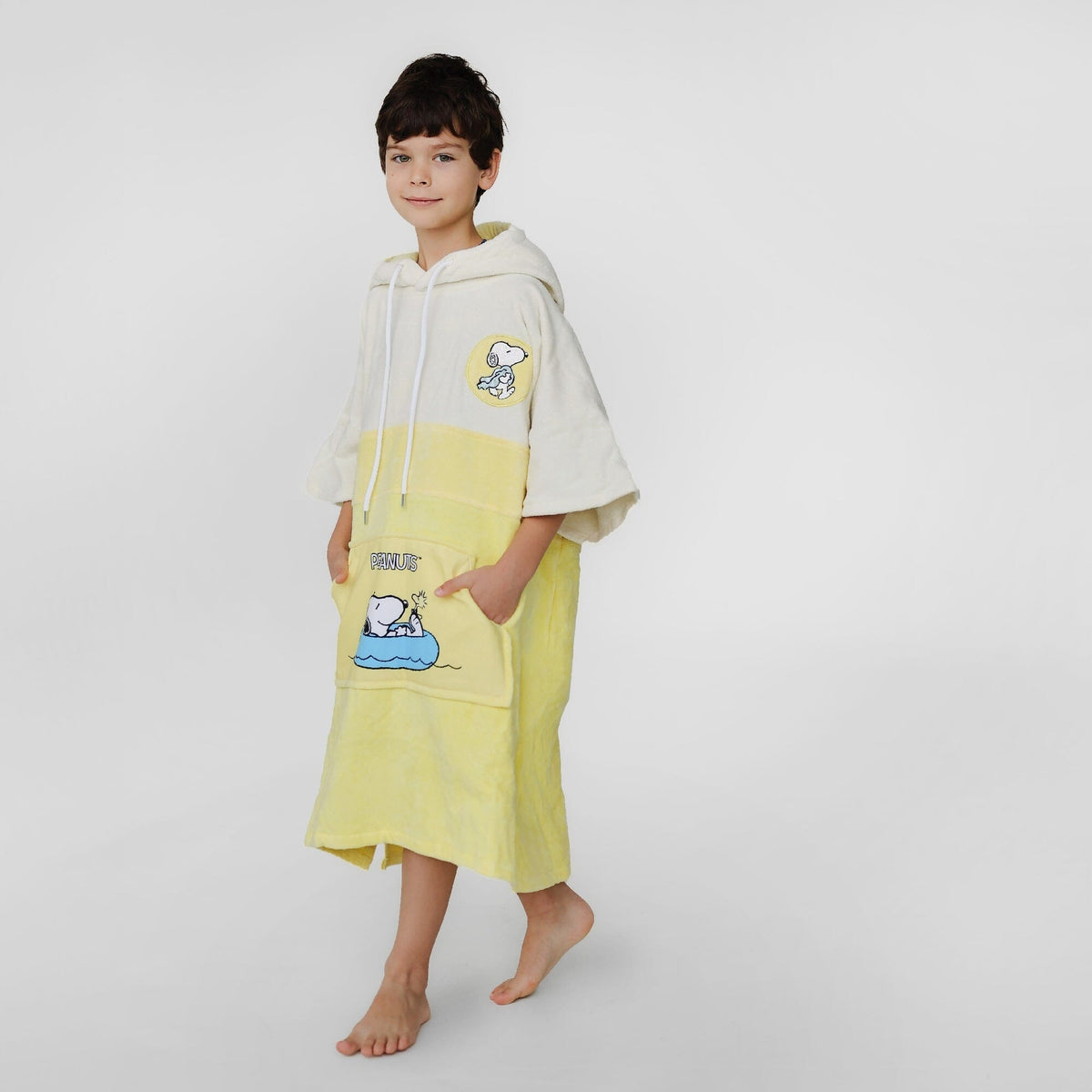 Peanuts Poncho, Baumwolle Velours