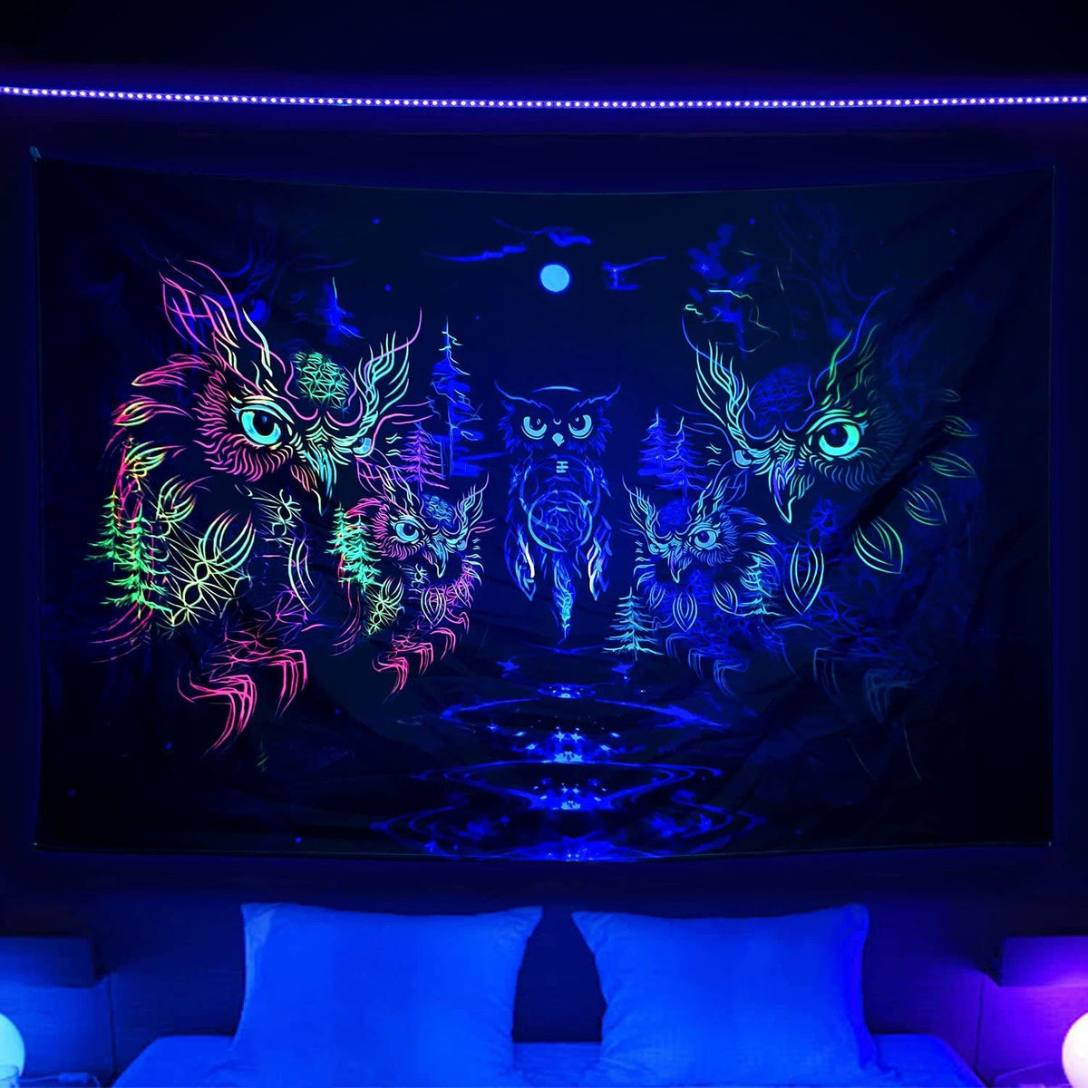 Night UV Schwarzlichtposter