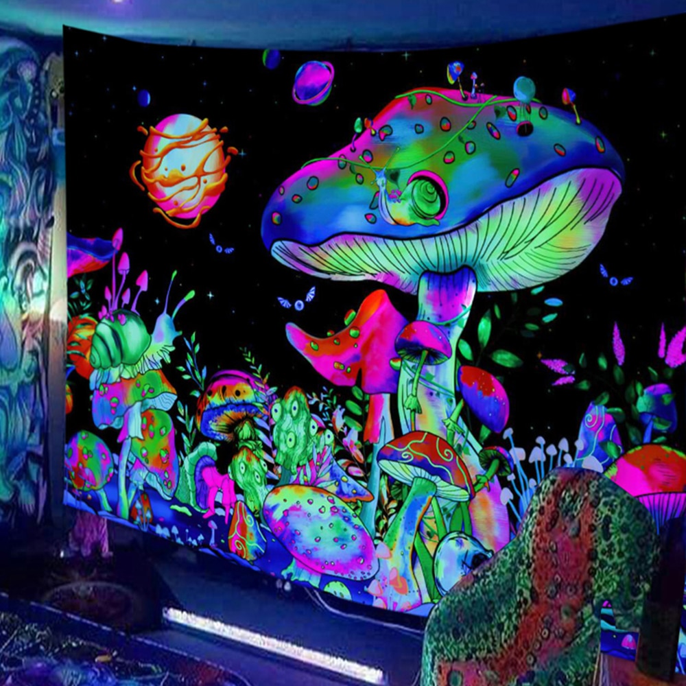 Psychedelic Light Schwarzlichtposter
