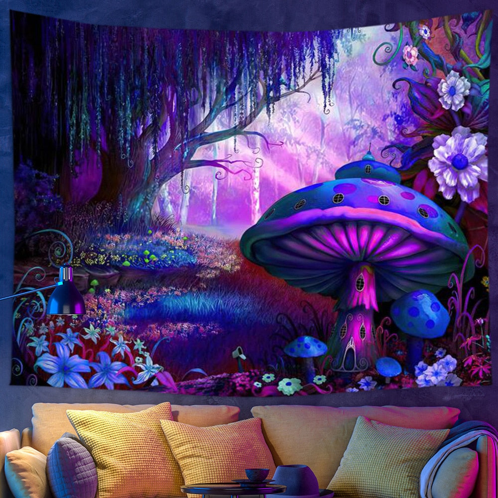 Psychedelic Light Schwarzlichtposter