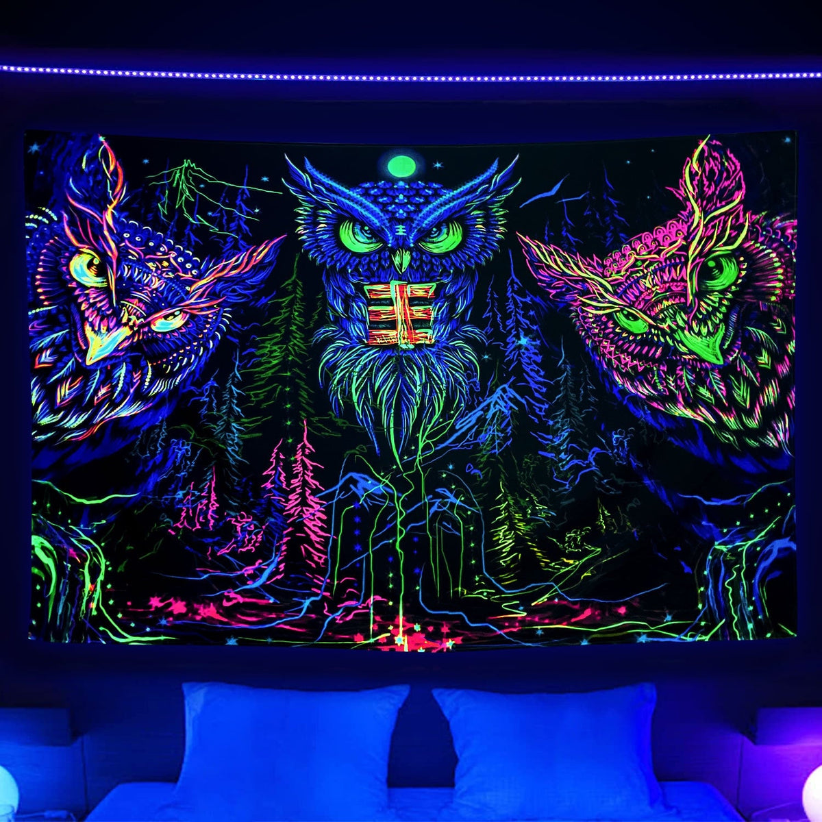 Night UV Schwarzlichtposter