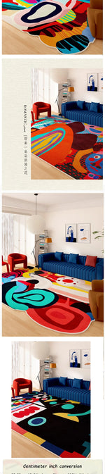 Abstrakter Farb Teppich