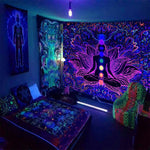 Boho Cloth Schwarzlichtposter