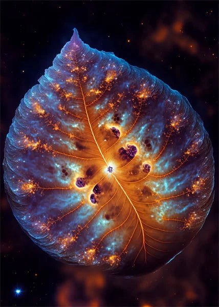 Lotus Gold Schwarzlichtposter