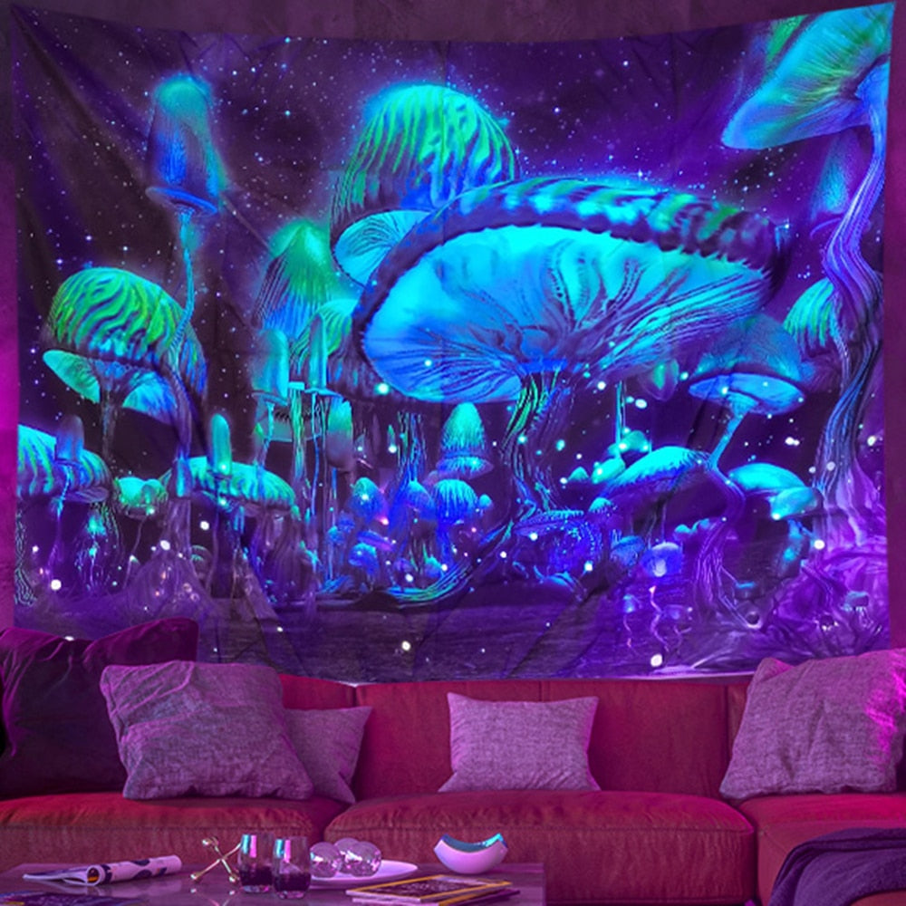 Psychedelic Light Schwarzlichtposter
