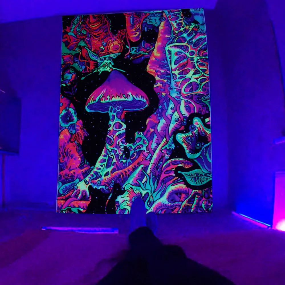 Monero UV Schwarzlichtposter