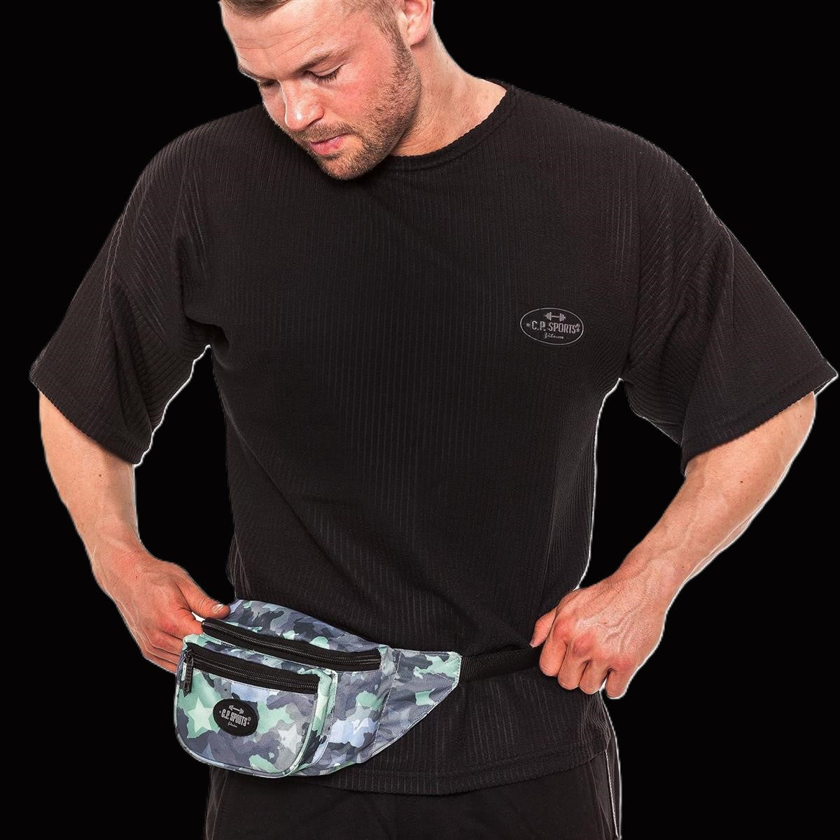 Gürteltasche Camouflage - Türkis C.P. Sports
