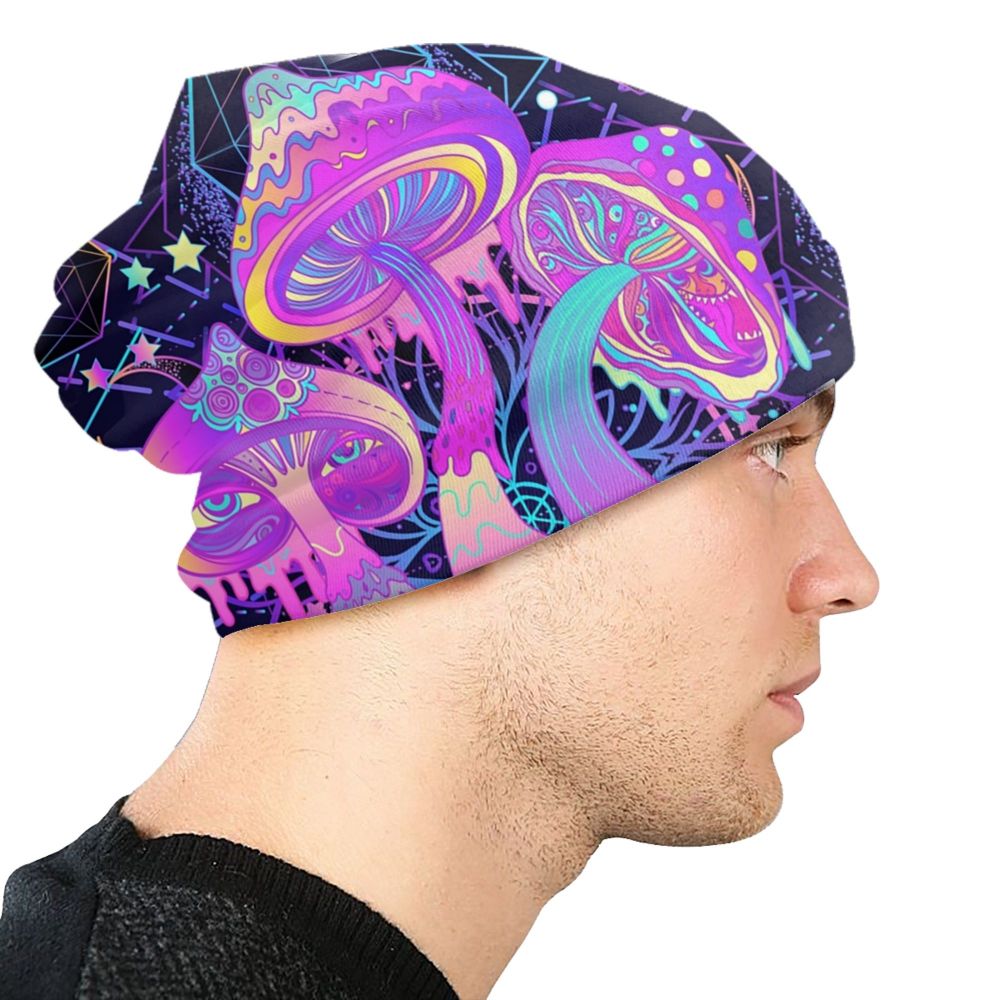 Psychedelic Skull Art Poster
