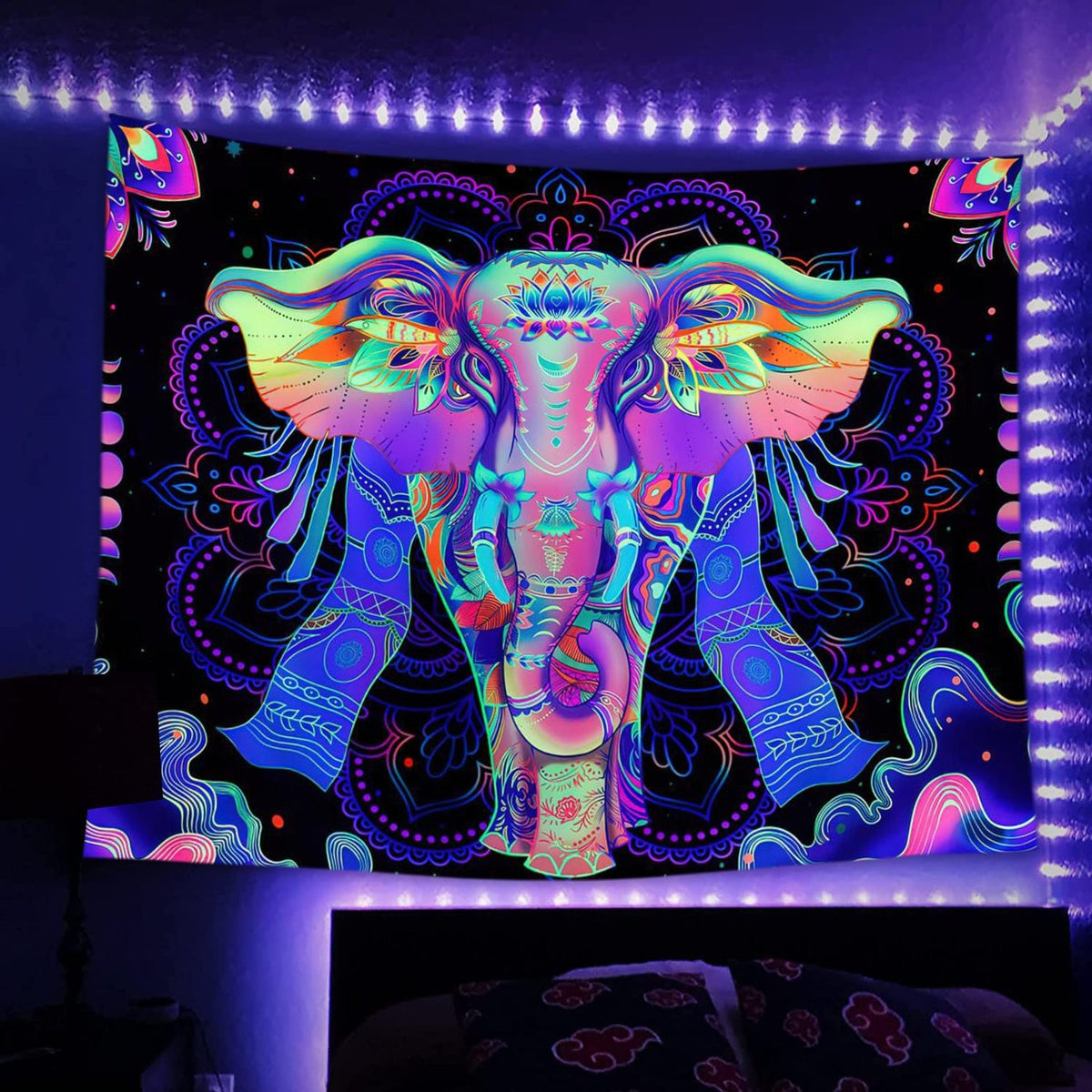 Animals and  Hippies Schwarzlichtposter
