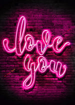 Neon Love Neon Poster