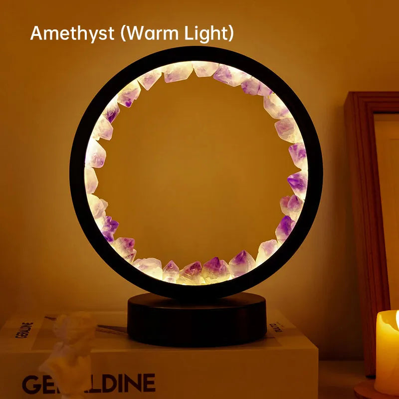 Led Wiederauflampbare Amethystenlampe