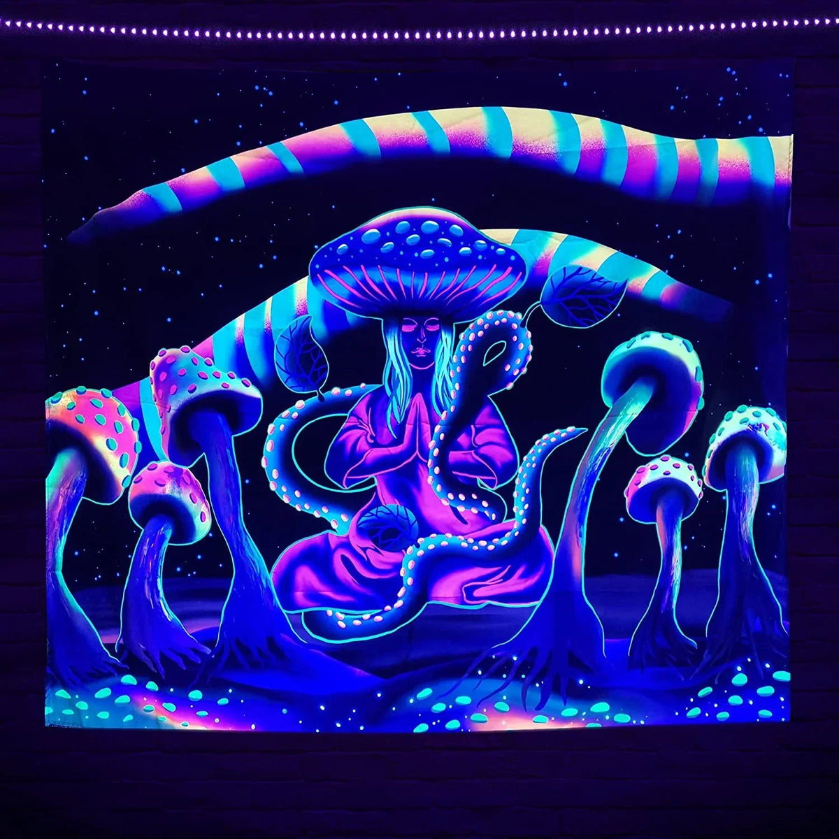 Mand UV Schwarzlichtposter