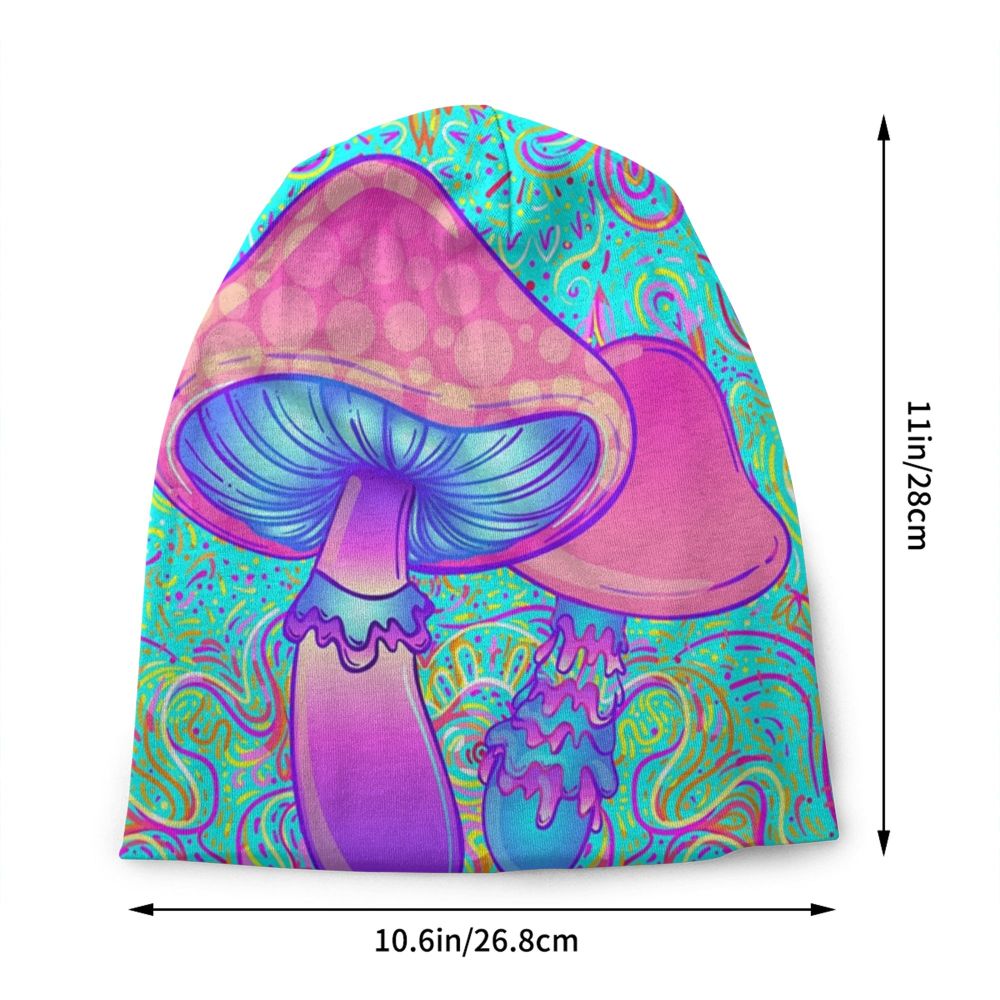 Psychedelic Skull Art Poster