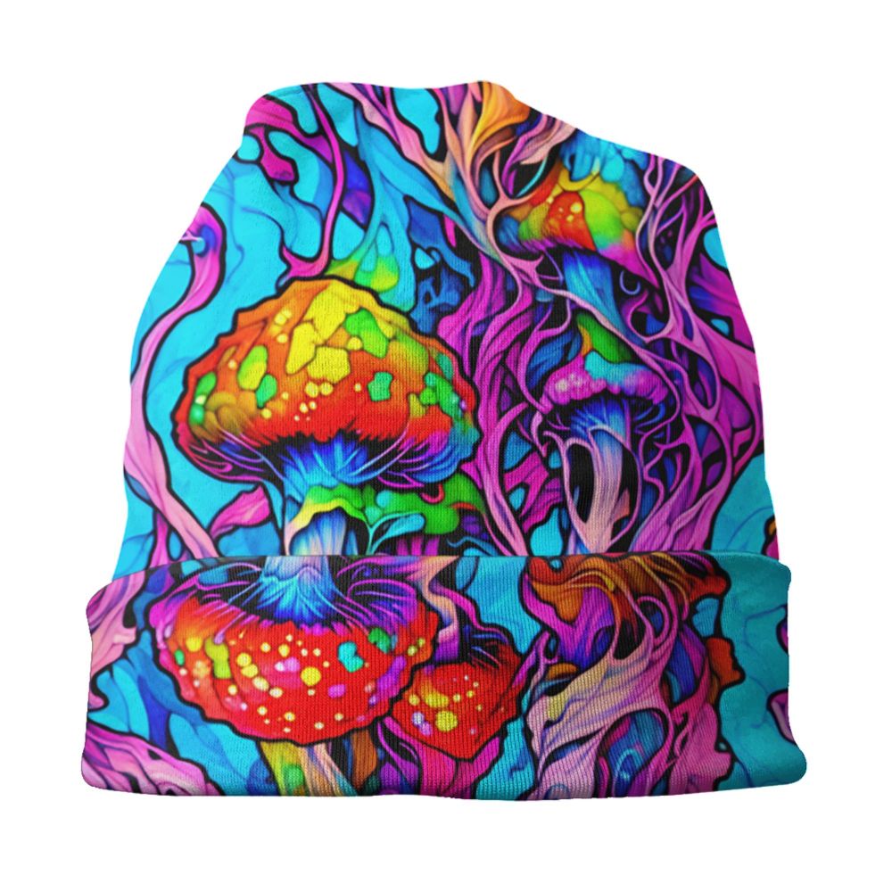 Psychedelic Skull Art Poster