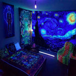 Mystisches UV Schwarzlichtposter