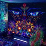 Starry UV Schwarzlichtposter