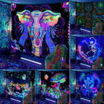 Animals and  Hippies Schwarzlichtposter