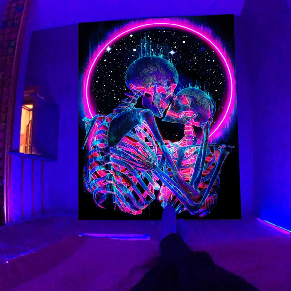Mand UV Schwarzlichtposter