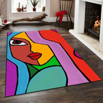 Picassostyle Abstrakt Design Teppich