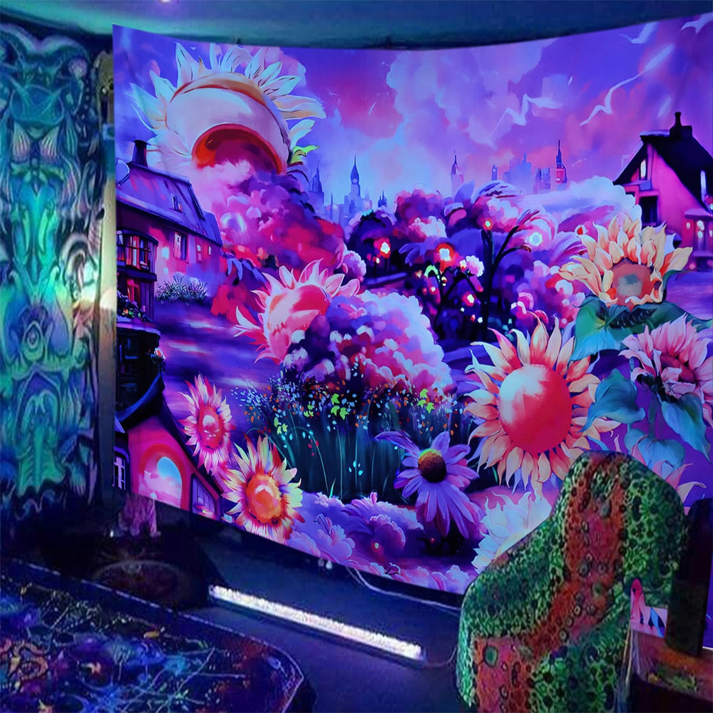 Trippy Kisses Schwarzlichtposter
