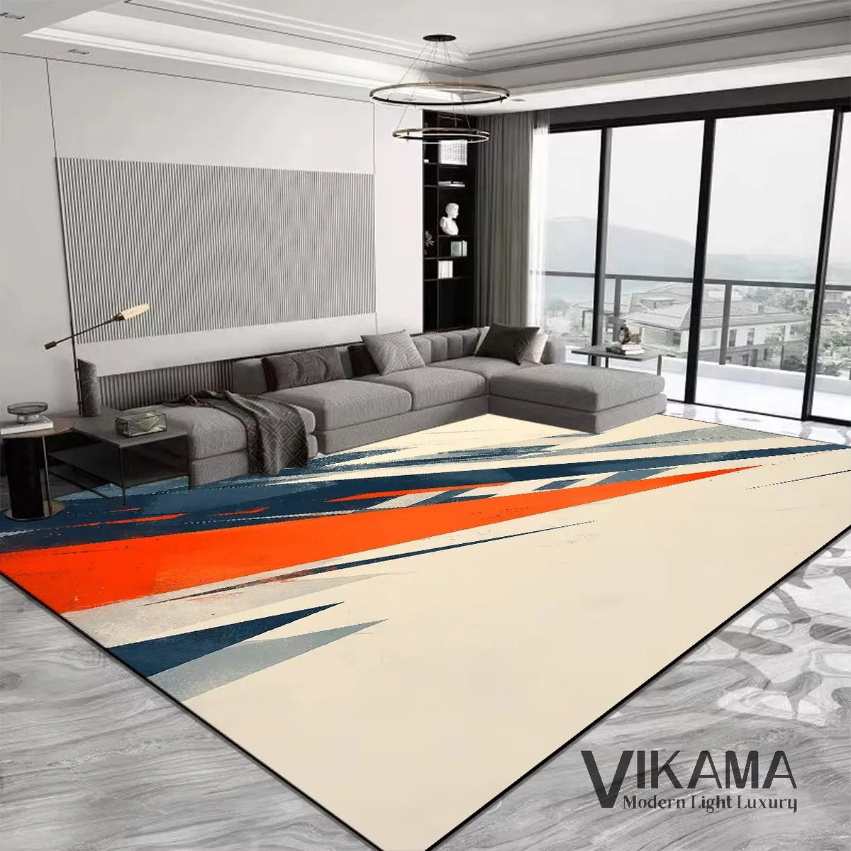 Abstract Luxury Rug Teppich