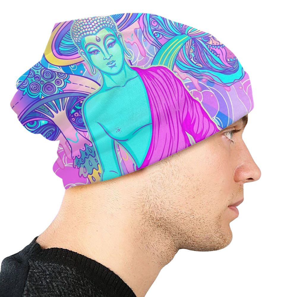 Psychedelic Skull Art Poster
