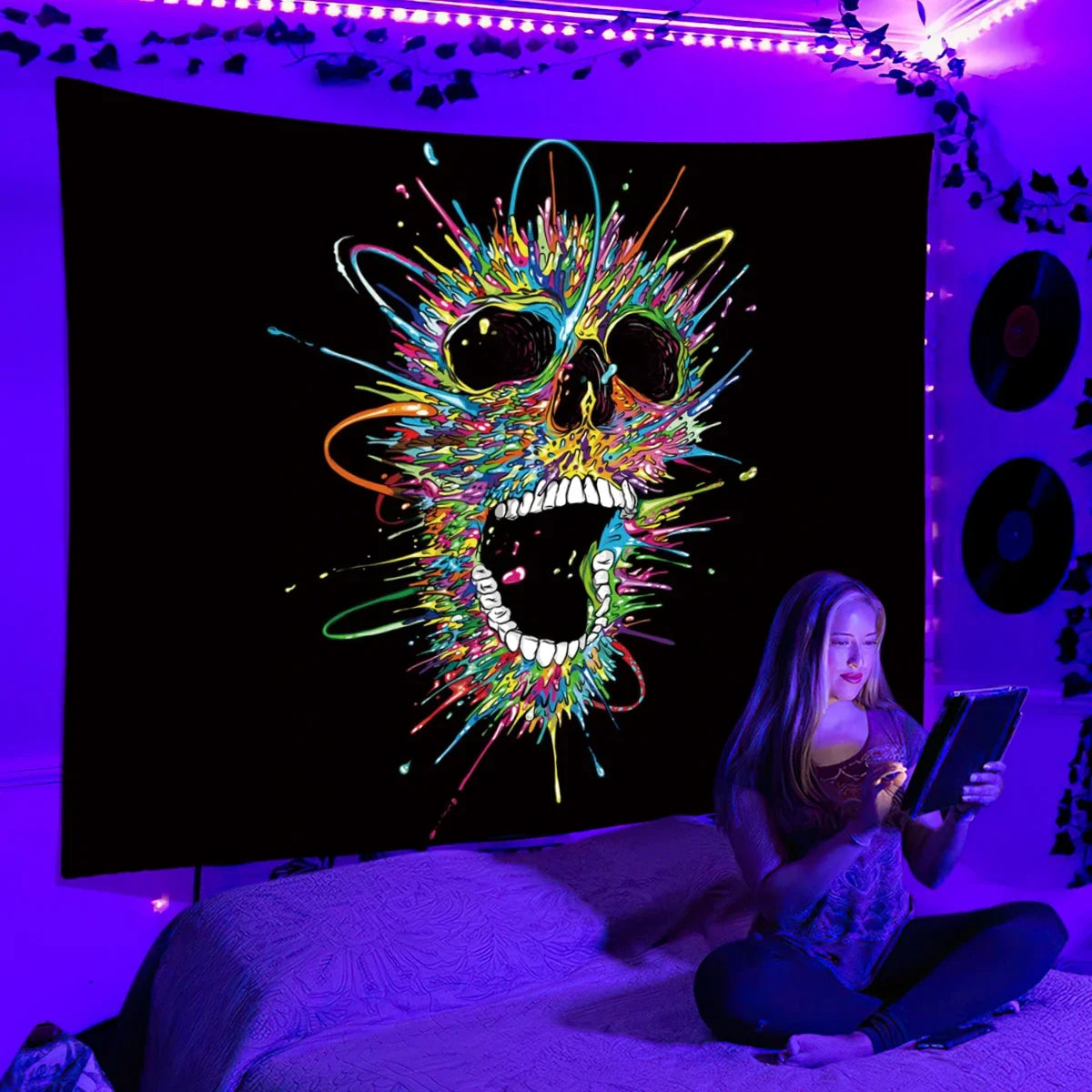 Psychedelisch Neon Schwarzlichtposter