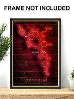 Neon Molecules Neon Poster