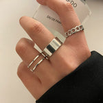 Hiphop Kreuz Statement Ring