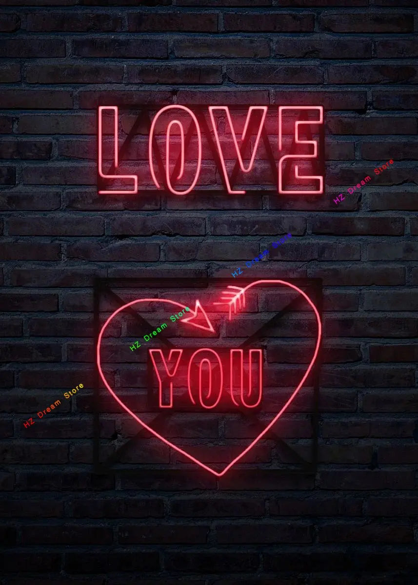 Neon Love Neon Poster