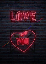 Neon Love Neon Poster