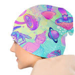 Psychedelic Skull Art Poster