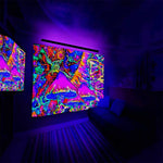 Psilocybin Pilz Magic Mushroom Schwarzlichtposter