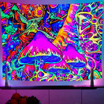 Psilocybin Pilz Magic Mushroom Schwarzlichtposter