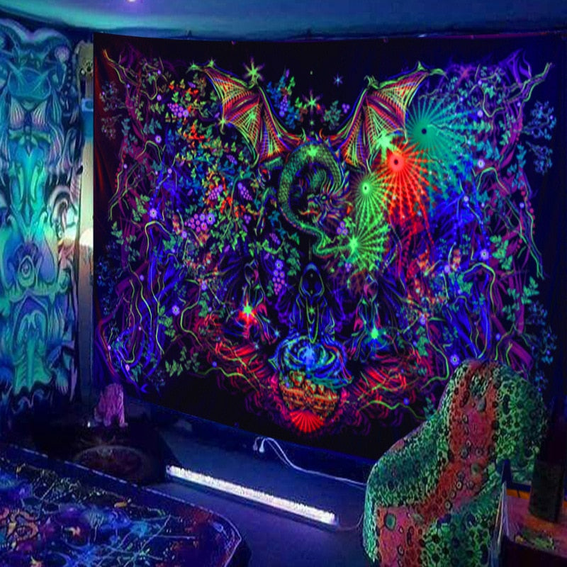 Starry UV Schwarzlichtposter