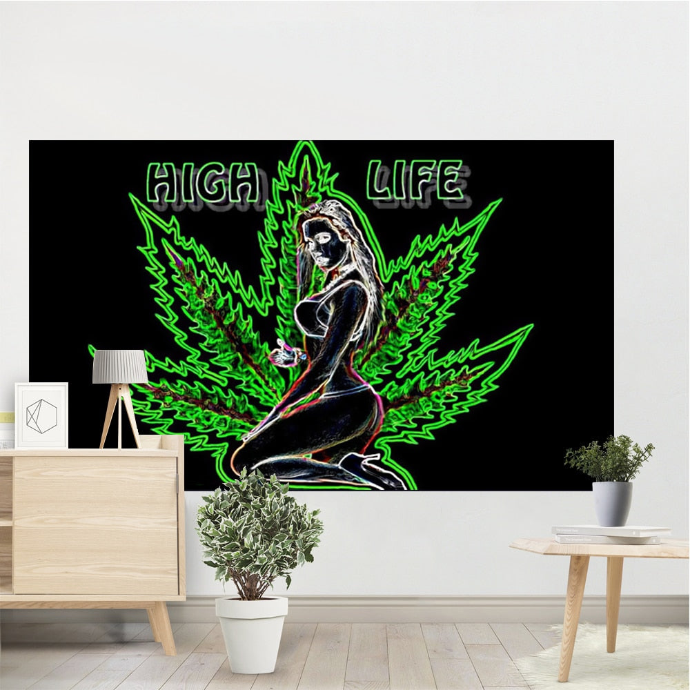 Afro UV Schwarzlichtposter