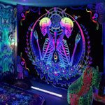 Animals and  Hippies Schwarzlichtposter