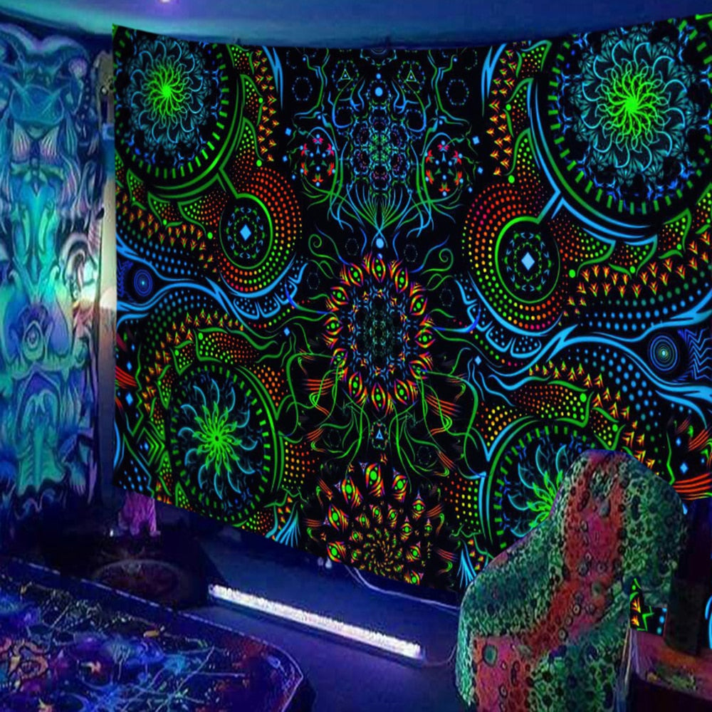 Animals and  Hippies Schwarzlichtposter