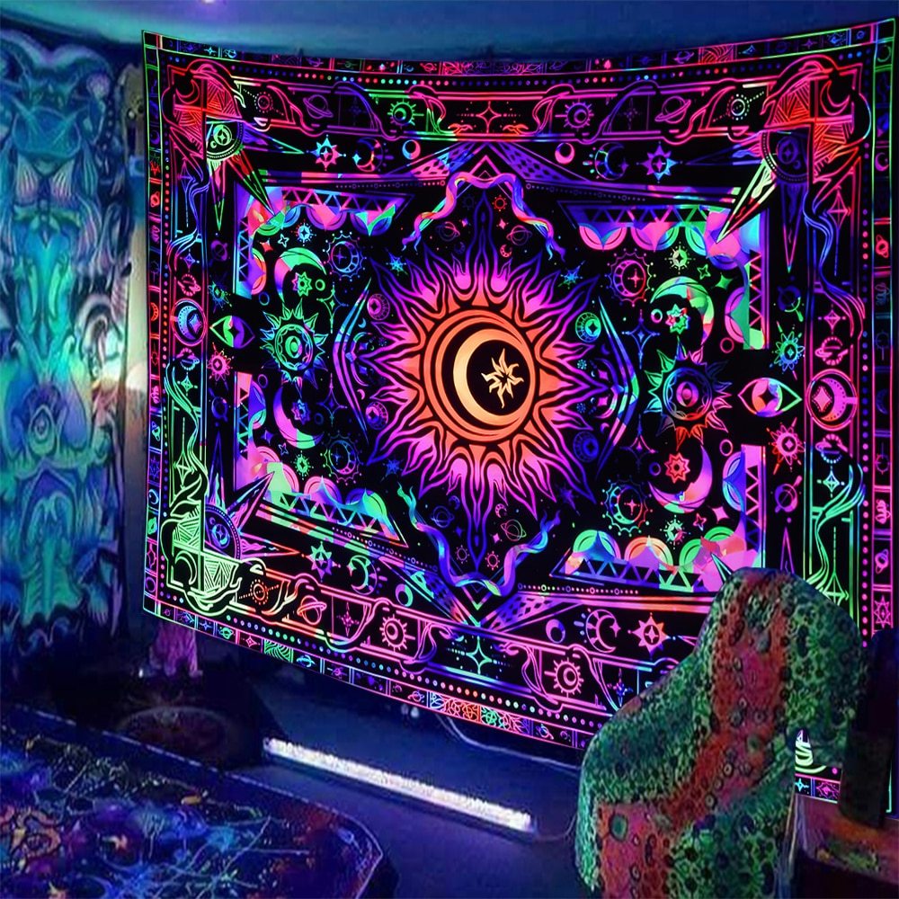 Trippy Kisses Schwarzlichtposter