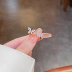 Trendiger Silberfarbener Ring