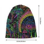 Psychedelic Skull Art Poster