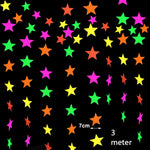 Neon Paper Schwarzlichtstreifen