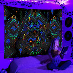 Psychedelisch Neon Schwarzlichtposter