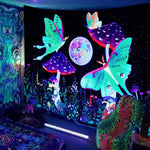Animals and  Hippies Schwarzlichtposter