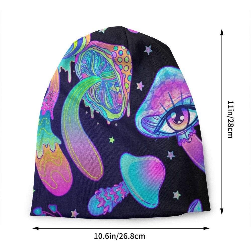 Psychedelic Skull Art Poster