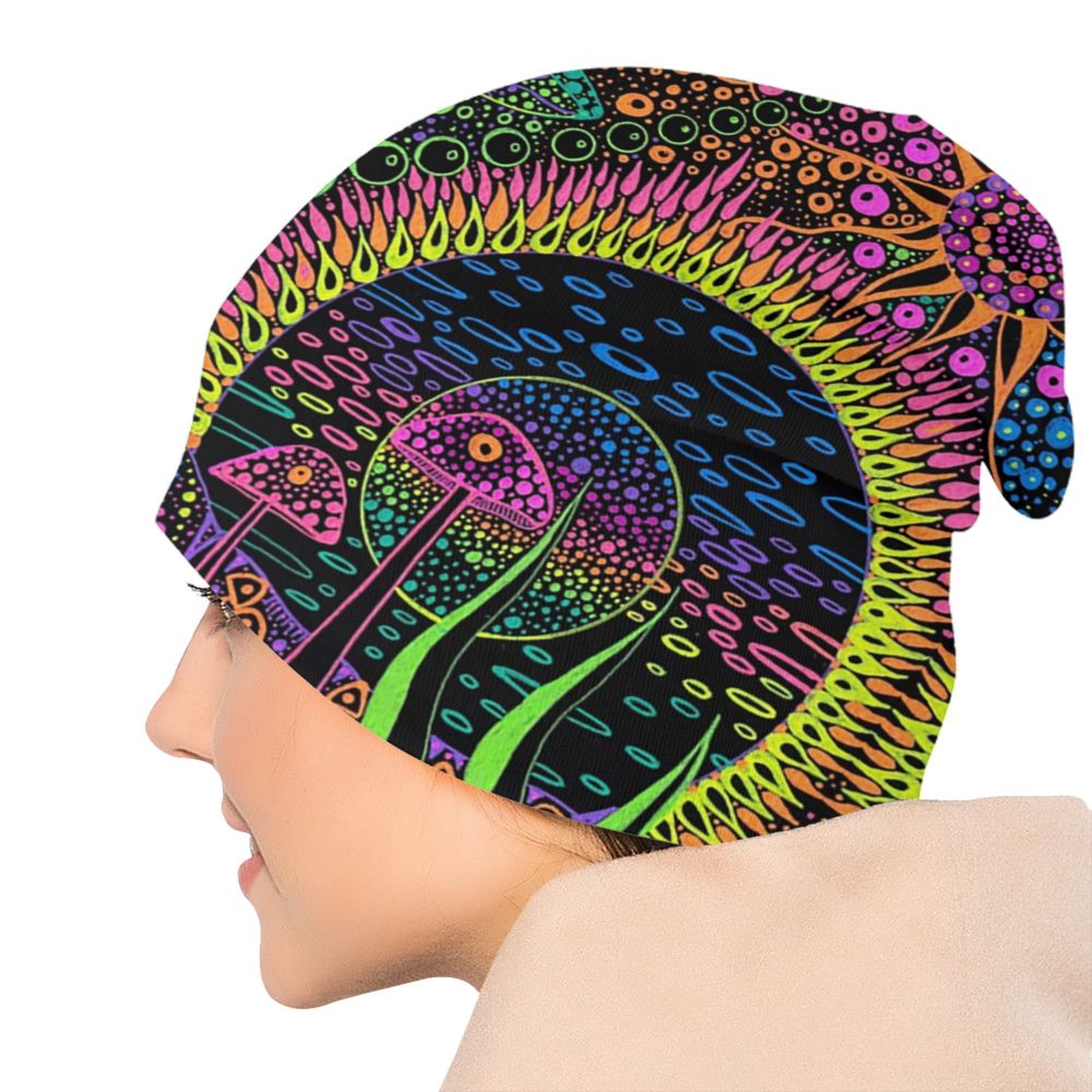 Psychedelic Skull Art Poster