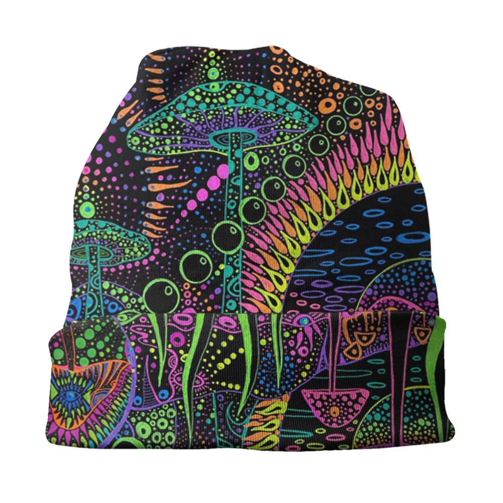 Psychedelic Skull Art Poster