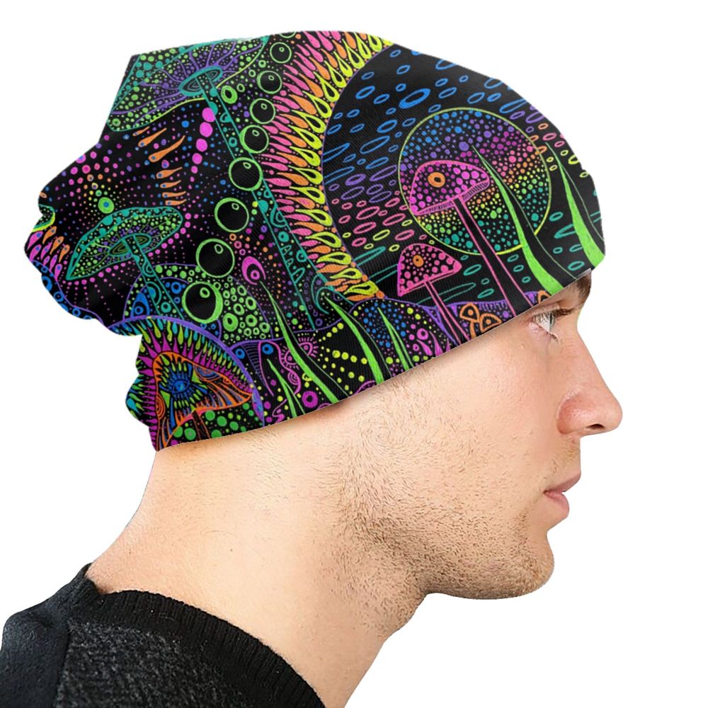 Psychedelic Skull Art Poster