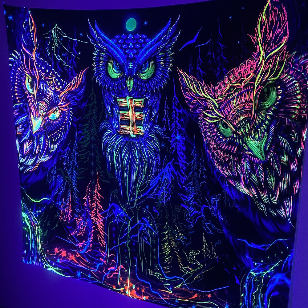 Starry UV Schwarzlichtposter